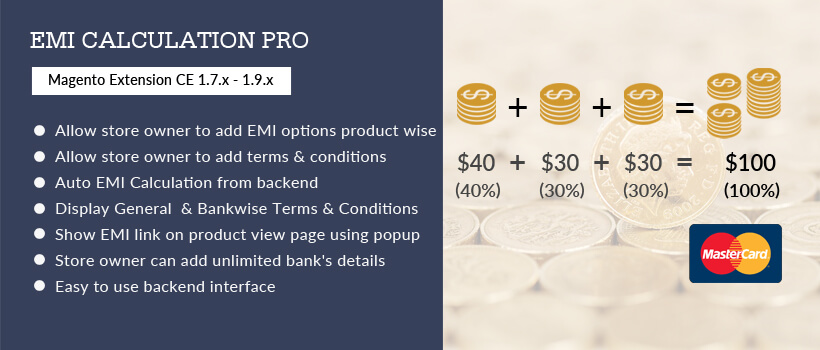 Display Custom EMI Options With This Unique Magento Extension – EMI Calculation Pro