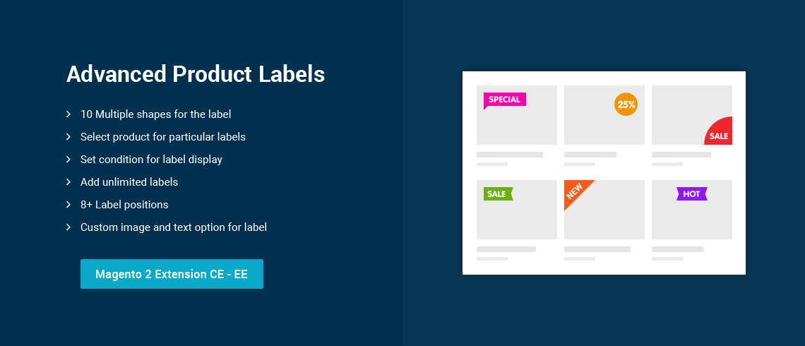 Advanced Product Labels - Extension For Magento 2