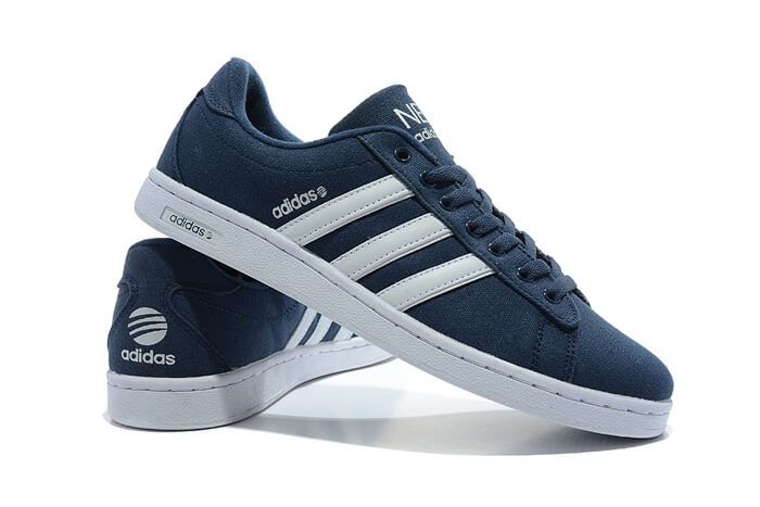 adidas blue casual shoes